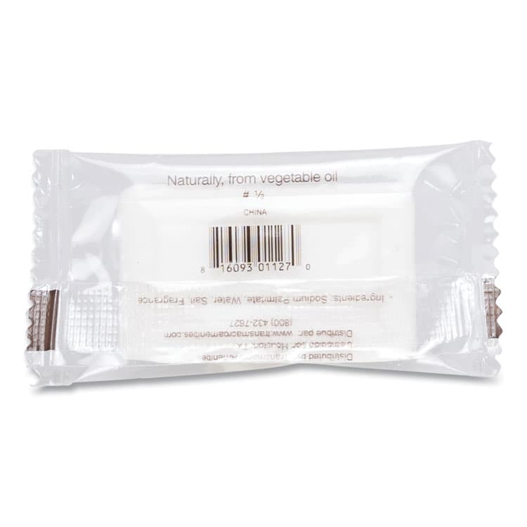 TRANSMACRO AMENITIES Amenity Bar Soap, Pleasant Scent, # 1/2, 1,000/Carton (GTP390050A) thumbnail 2