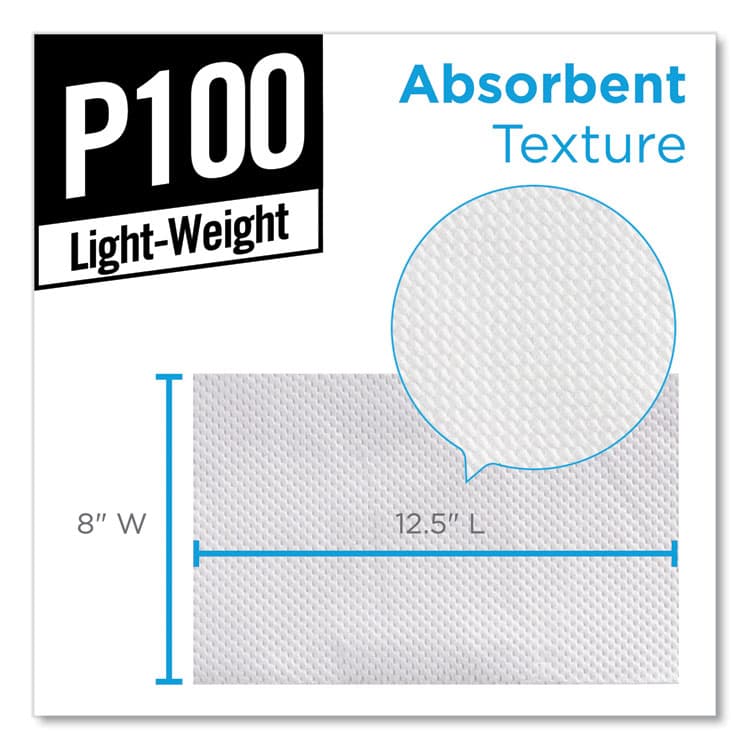 GEORGIA PACIFIC Light Duty Paper Wipers, 2-Ply, 8 x 12.5, White, 148/Box, 20 Boxes/Carton (GPC29221) thumbnail 4