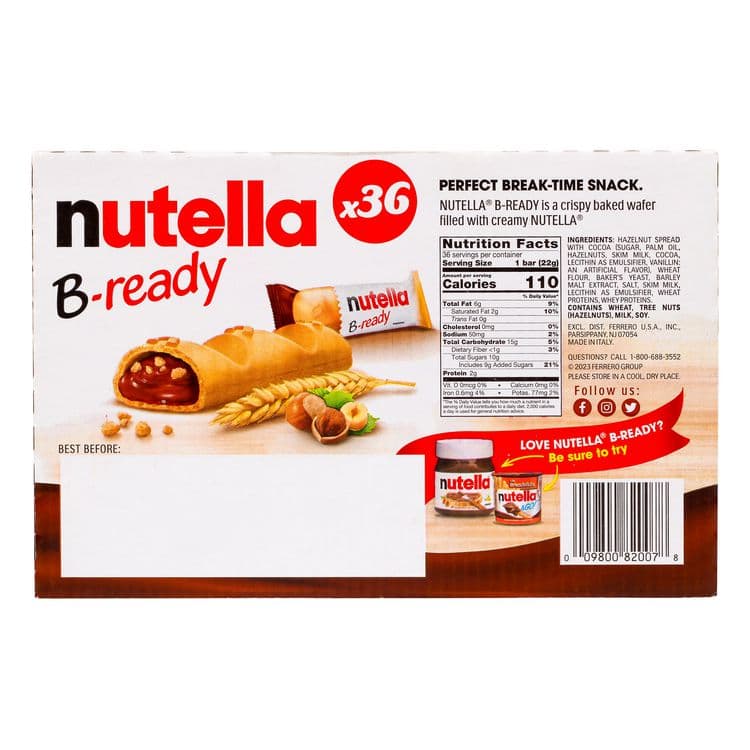 FERRERO USA B-Ready, Hazelnut, 0.7 oz Bag, 36/Carton (GRR22002147) thumbnail 2