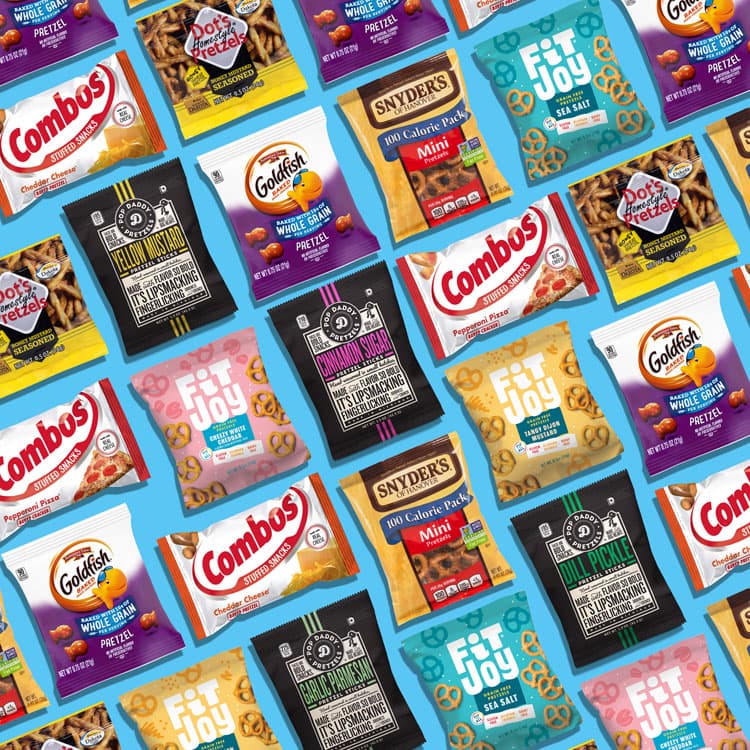 SNACK BOX PROS Pretzel Lover's Snack Box, 38 Assorted Snacks/Box (GRR70000160) thumbnail 2