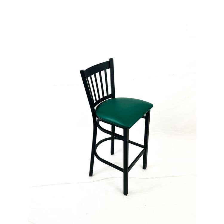 JMC FURNITURE Cobra Series Barstool, Supports Up to 300 lbs, 28.5" Seat Height, Green Seat, Black Back, Black Base (JMCCBBVSGRN) thumbnail 3