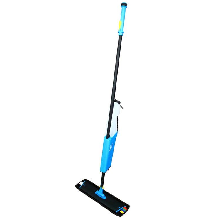 IMPACT PRODUCTS, LLC Mopster 2.0 Microfiber Bucketless Mop, 16.25 x 3.25 Blue Microfiber Head, 57" Black Aluminum Handle (IMPT002200)