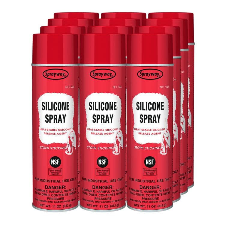 PLZ CORP Silicone Spray Release Agent, 11 oz Aerosol Spray, 12 Cans/Carton (CGC946) thumbnail 3