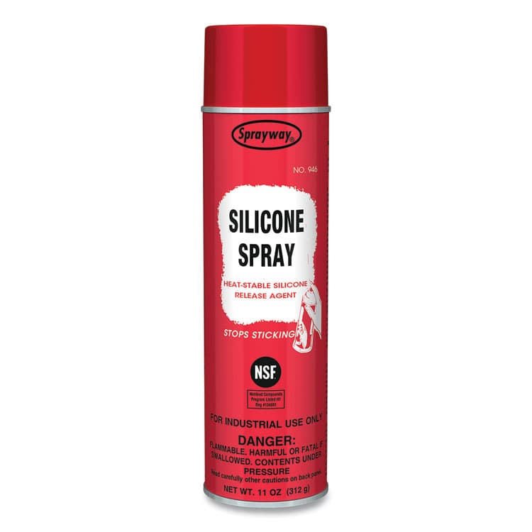 PLZ CORP Silicone Spray Release Agent, 11 oz Aerosol Spray, 12 Cans/Carton (CGC946)