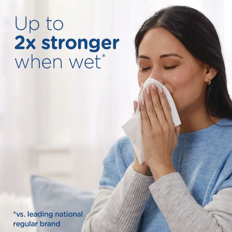 PROCTER & GAMBLE Ultra Soft Facial Tissue, 2-Ply, White, 72 Sheets/Box, 24 Boxes/Carton (PGC97788) thumbnail 4