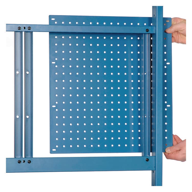 GLOBAL INDUSTRIAL Panel Mounting Rail, For Use with Global Industrial 72" Wide Workbenches, 125 lb Weight Capacity (GBE249293ABL) thumbnail 2