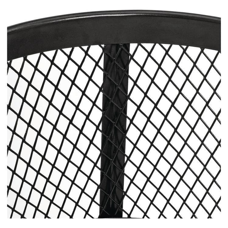 GLOBAL INDUSTRIAL Steel Mesh Corrosion Resistant Trash Can, 48 gal, Black (GBE237634BK) thumbnail 4