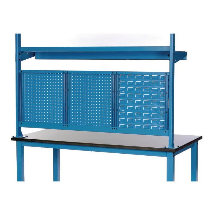 GLOBAL INDUSTRIAL Panel Mounting Rail, For Use with Global Industrial 72" Wide Workbenches, 125 lb Weight Capacity (GBE249293ABL) thumbnail 3