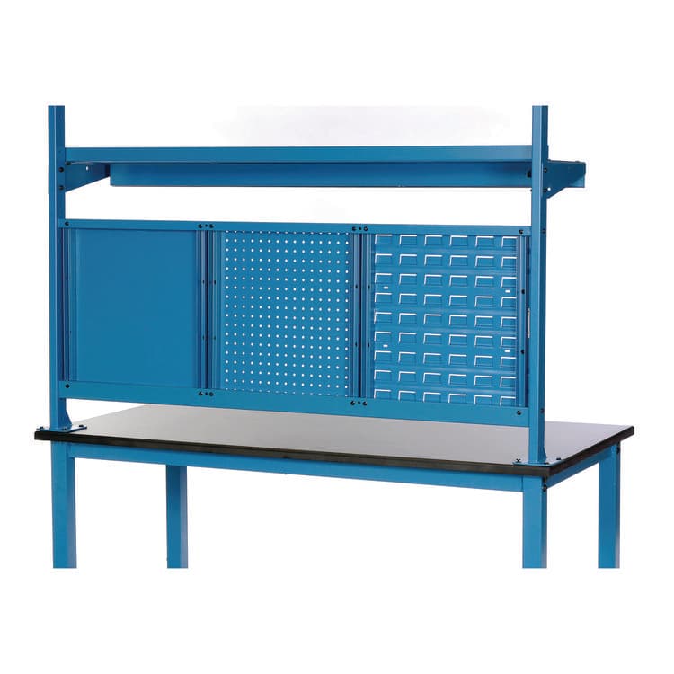 GLOBAL INDUSTRIAL Panel Mounting Rail, For Use with Global Industrial 60" Wide Workbenches, 125 lb Weight Capacity (GBE249292ABL) thumbnail 2