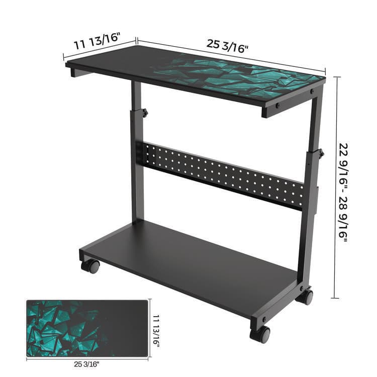 EUREKA ERGONOMIC CPU Holder, Supports 88.2 lbs, 25.19 x 11.81 x 22.56 to 28.56, Black (EKAARCHB) thumbnail 4