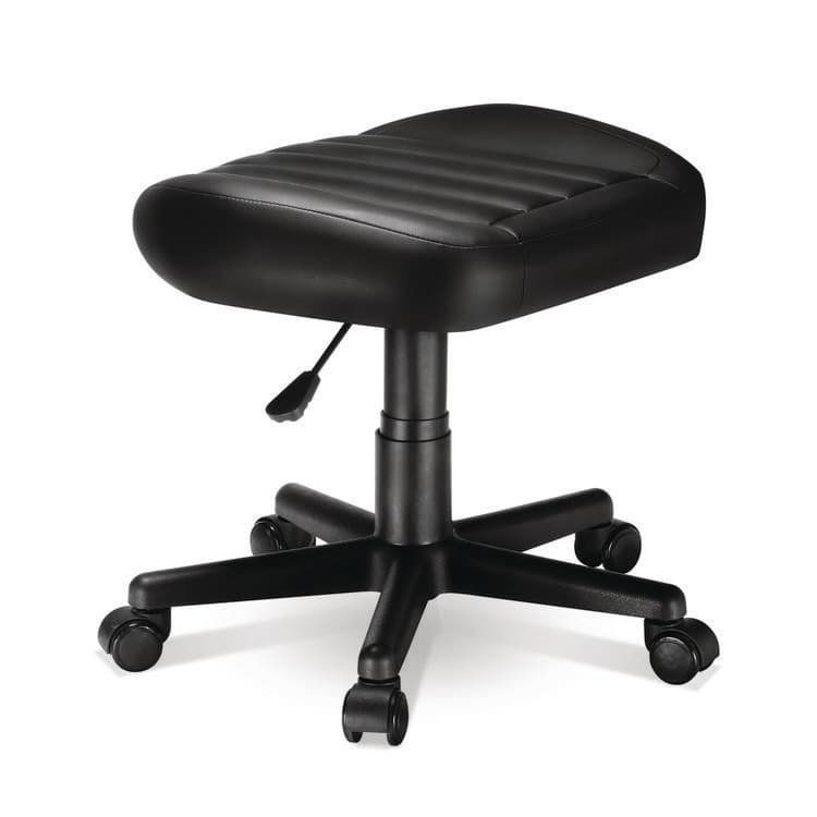 EUREKA ERGONOMIC Footstool with Wheels, 19.25 x 17.38 x 14.63 to 17.75, Black (EKAAR21B) thumbnail 2