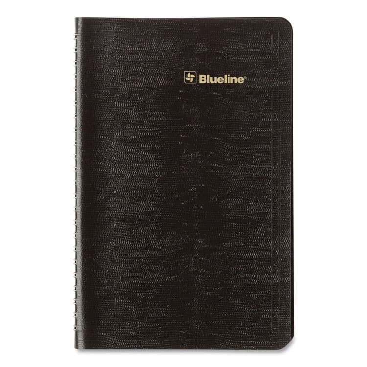 REDIFORM OFFICE PRODUCTS Plan and Link Weekly Planner, 8" x 5", Black Cover, 12-Month (Jan to Dec): 2026 (REDC507581T)