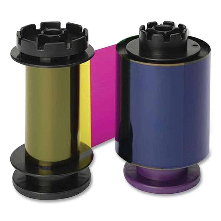 BODNO R5F208A100 YMCKO Color Ribbon, Black/Cyan/Magenta/Yellow (SRXR5F208A100)