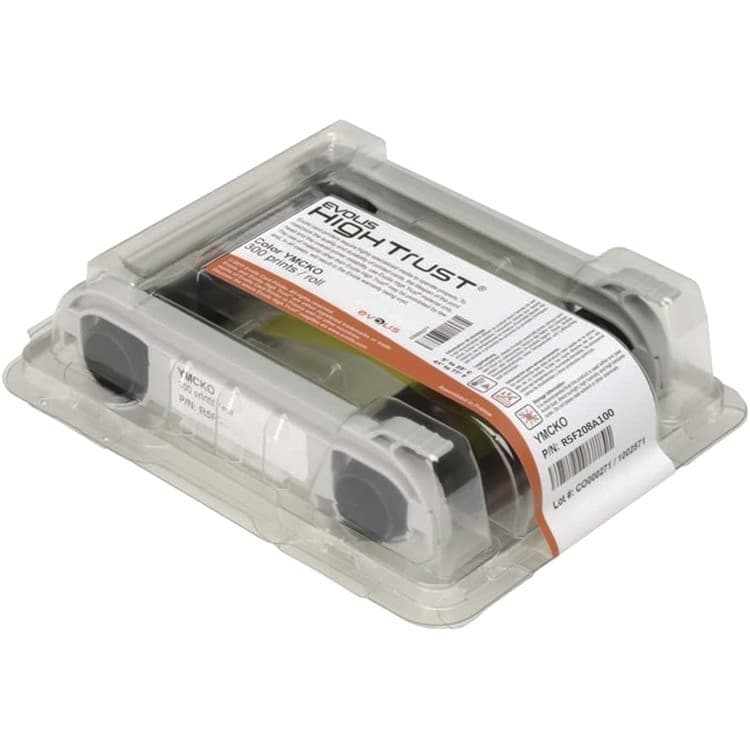 BODNO R5F208A100 YMCKO Color Ribbon, Black/Cyan/Magenta/Yellow (SRXR5F208A100) thumbnail 4