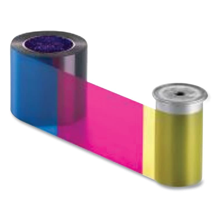 DATACARD Entrust Full Color Ribbon Kit, Black/Cyan/Magenta/Yellow/Topcoat Protective Layer (SRX525100004)