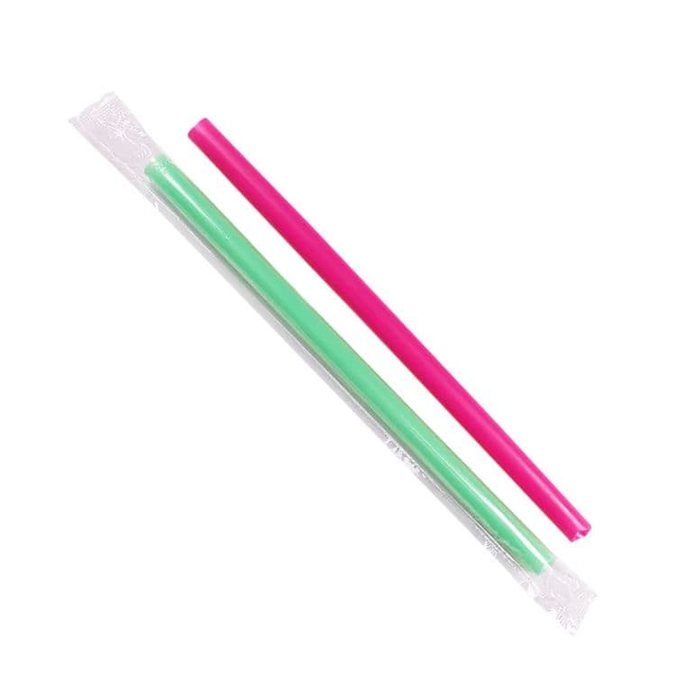 KARAT BY LOLLICUP Boba Straws, 9", Plastic, Assorted Colors, 1,600/Carton (KRTC9060SMIXED) thumbnail 3
