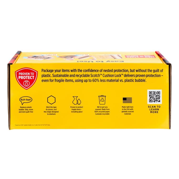 3M/COMMERCIAL TAPE DIV. Cushion Lock Protective Wrap, 12" x 150 ft, Brown (MMMPCW12175DB) thumbnail 4