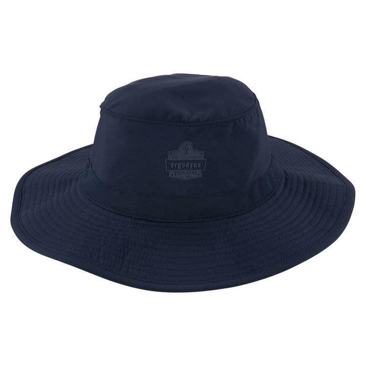 ERGODYNE CORPORATION Chill-Its 8939 Cooling Bucket Hat, Polyester/Spandex, One Size Fits Most, Navy (EGO12665)