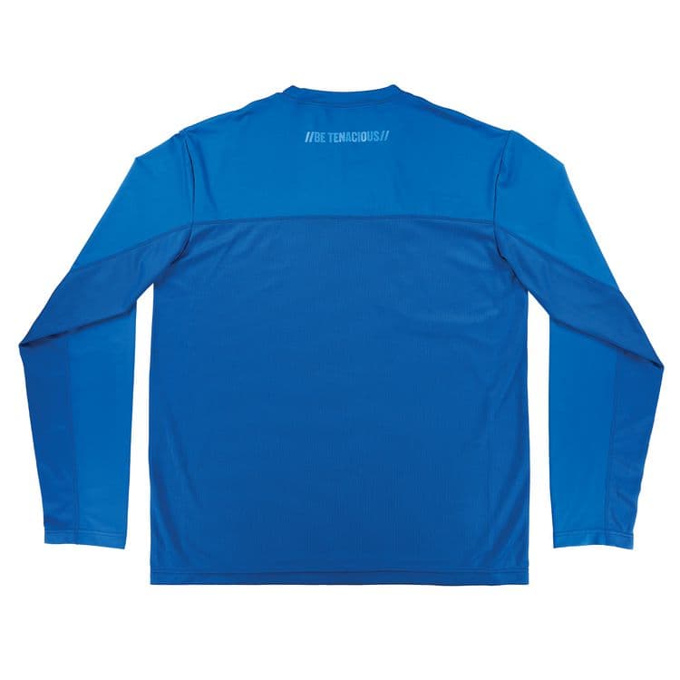 ERGODYNE CORPORATION Chill-Its 6689 Cooling Long Sleeve Sun Shirt with UV Protection, 2X-Large, Blue (EGO12156) thumbnail 2