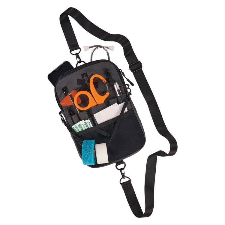 ERGODYNE CORPORATION Arsenal 5717 Convertible Nurse Belt Bag, 10 Compartments, 7 x 10, Nylon, Black (EGO13720) thumbnail 4