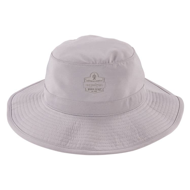 ERGODYNE CORPORATION Chill-Its 8939 Cooling Bucket Hat, Polyester/Spandex, One Size Fits Most, Gray (EGO12666)