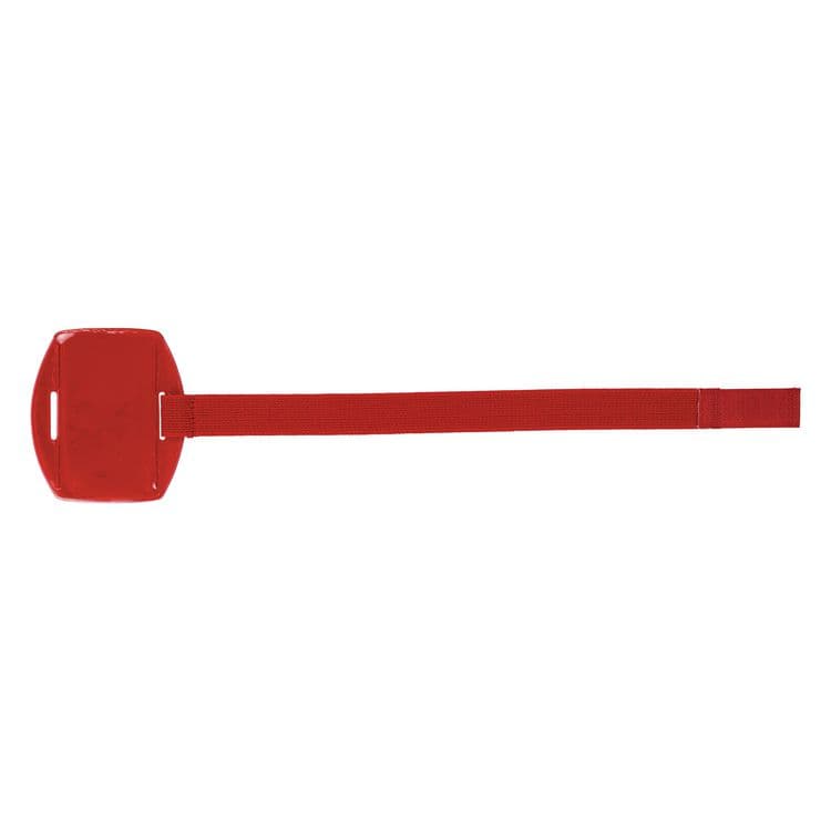 ERGODYNE CORPORATION Squids 3386 Arm Band ID/Badge Holder, Vertical, Red, 3.75 x 4.25 Holder, 2.5 x 4 Insert, 10/Pack (EGO19969) thumbnail 4