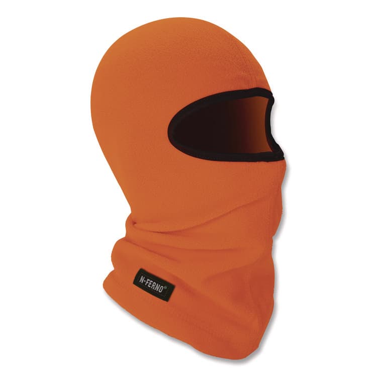 ERGODYNE CORPORATION N-Ferno 6821 Fleece Balaclava Face Mask, One Size Fits Most, Orange (EGO16954)