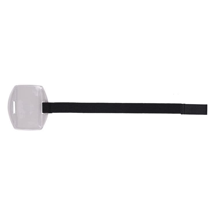 ERGODYNE CORPORATION Squids 3386 Arm Band ID/Badge Holder, Vertical, Black/Clear, 3.75 x 4.25 Holder, 2.5 x 4 Insert, 10/Pack (EGO19975) thumbnail 4