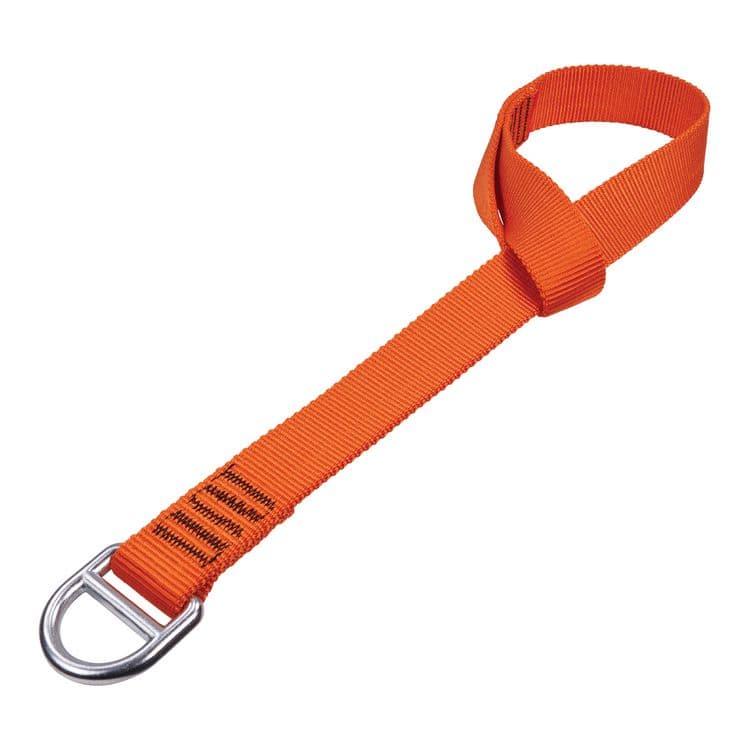 ERGODYNE CORPORATION Squids 3177 Anchor Choke Strap for Tool Tethering, 60 lb Max Safe Working Capacity, 28" Long, Orange (EGO19195)