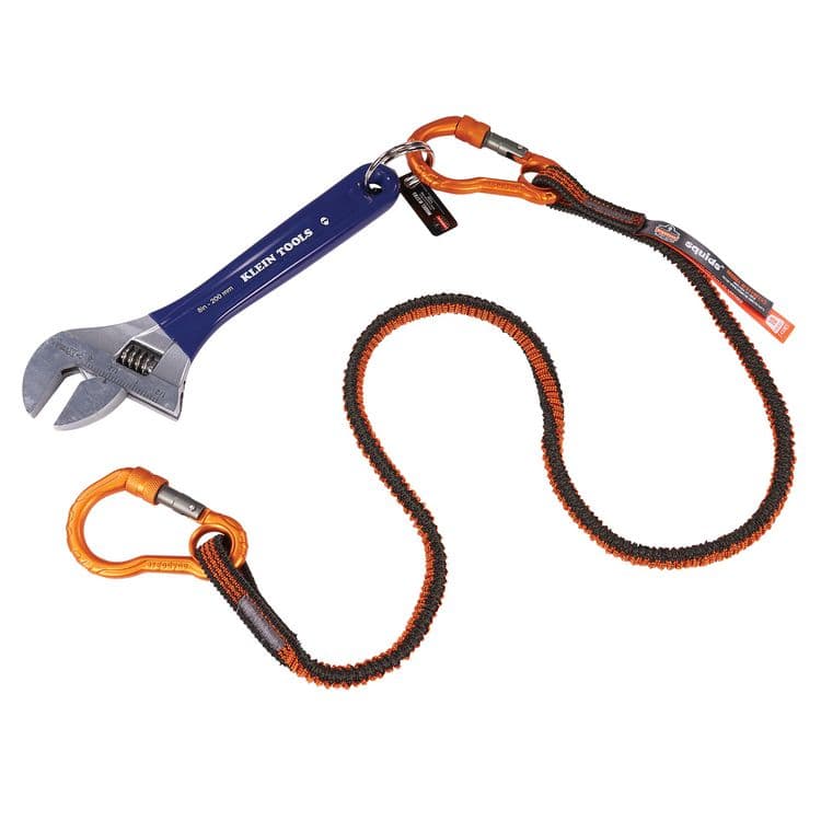 ERGODYNE CORPORATION Squids 3785 Split Ring Tool Attachment, 2 lb Max Working Capacity, 1.5" dia, Silver, 10/Pack (EGO19786) thumbnail 2