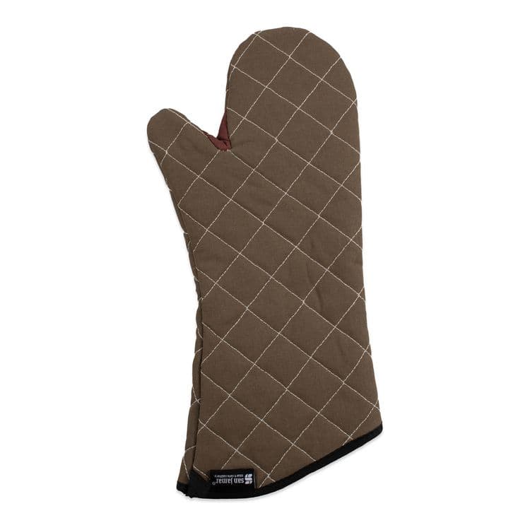 CFS BRANDS Bestguard Oven Mitt, 17", WebGuard Plus Fabric, Tan, Pair (SJM800FG17) thumbnail 3