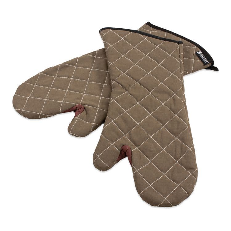 CFS BRANDS Bestguard Oven Mitt, 17", WebGuard Plus Fabric, Tan, Pair (SJM800FG17)