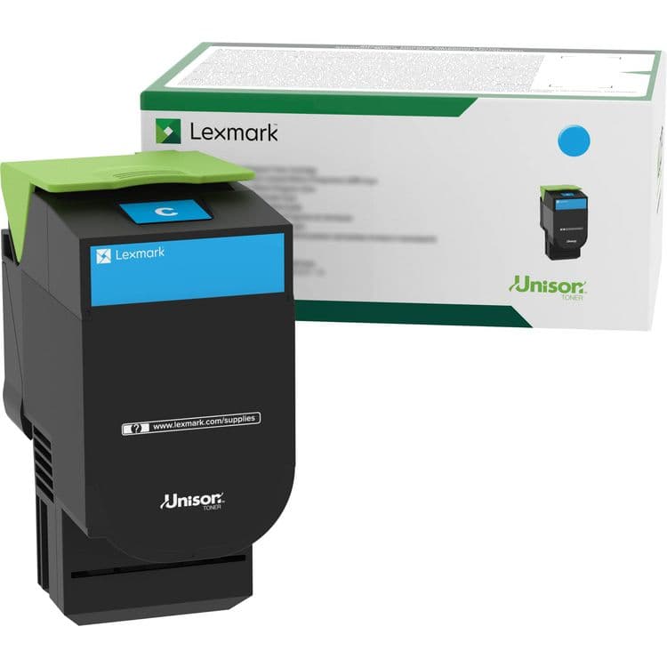 LEXMARK INT'L, . 70C00CG Return Program Toner, 1,000 Page-Yield, Cyan (LEX70C00CG)