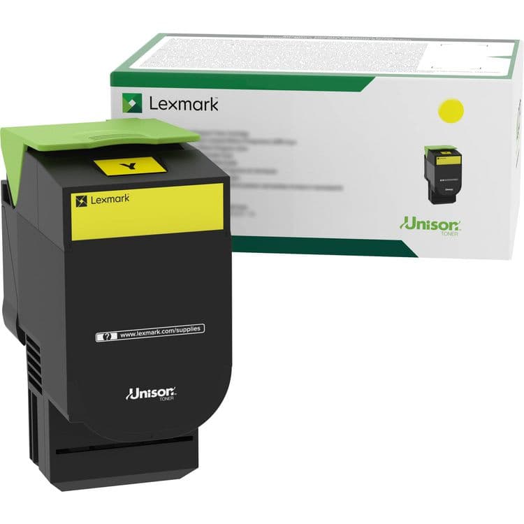 LEXMARK INT'L, . 70C00YG Return Program Toner, 1,000 Page-Yield, Yellow (LEX70C00YG)