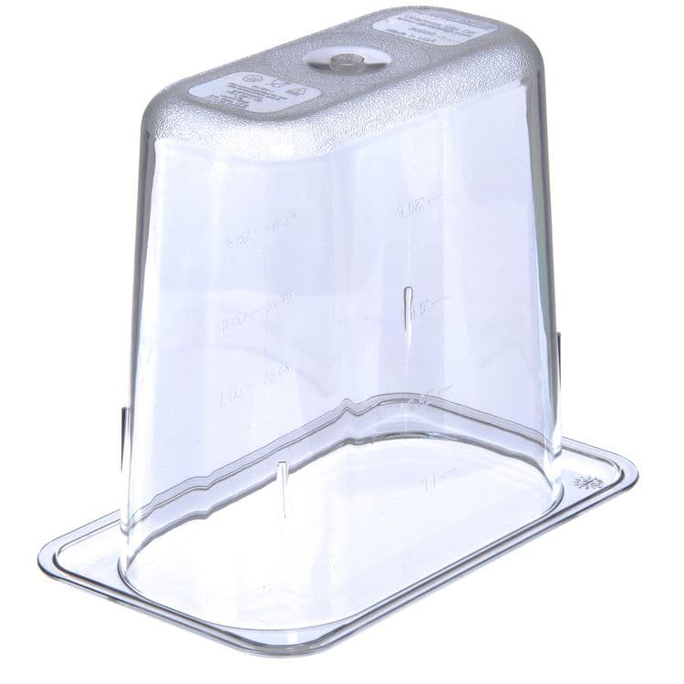 CFS BRANDS StorPlus Polycarbonate Food Pan, 1.4 qt, 4.25 x 6.93 x 6, Clear, Plastic (CFS3068807) thumbnail 3