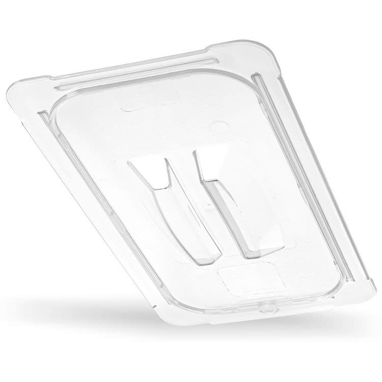 CFS BRANDS StorPlus Polycarbonate Handled Universal Lid, 10.38 x 12.75 x 0.88, Clear, Plastic (CFS10230U07)