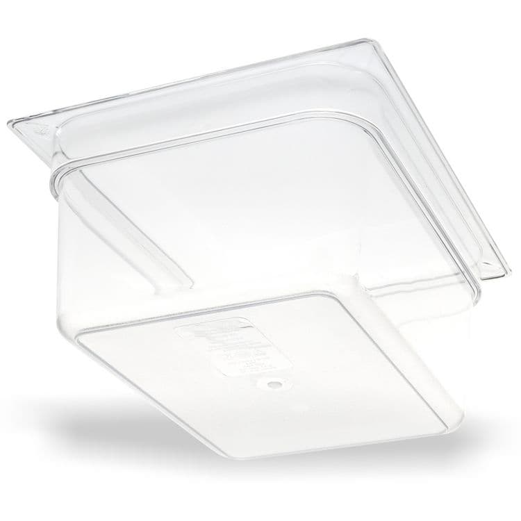 CFS BRANDS StorPlus Polycarbonate Food Pan, 8.7 qt, 10.38 x 12.75 x 6, Clear, Plastic (CFS10222B07) thumbnail 4