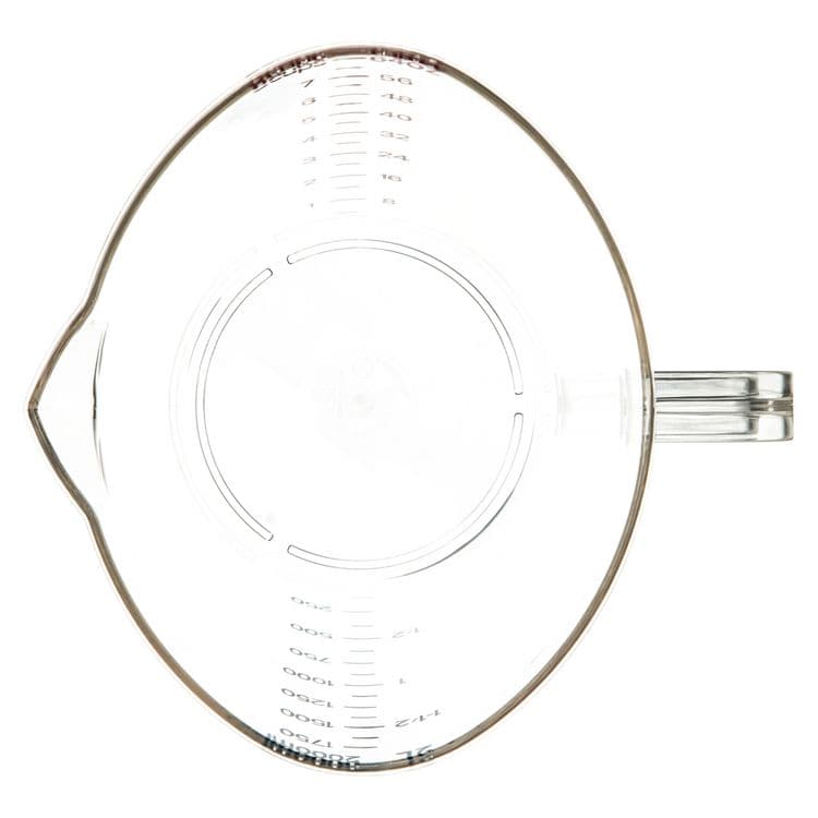 CFS BRANDS Commercial Measuring Cup, 0.5 gal, Plastic, Clear (CFS4314407) thumbnail 3