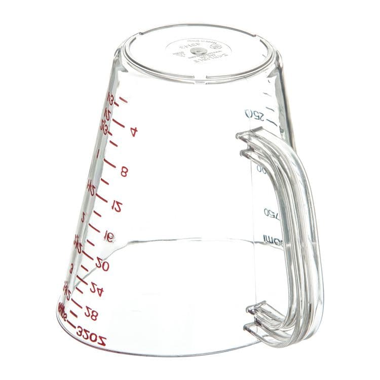 CFS BRANDS Commercial Measuring Cup, 1 qt, Plastic, Clear (CFS4314307) thumbnail 4