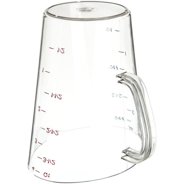 CFS BRANDS Commercial Measuring Cup, 1 gal, Plastic, Clear (CFS4314507) thumbnail 4
