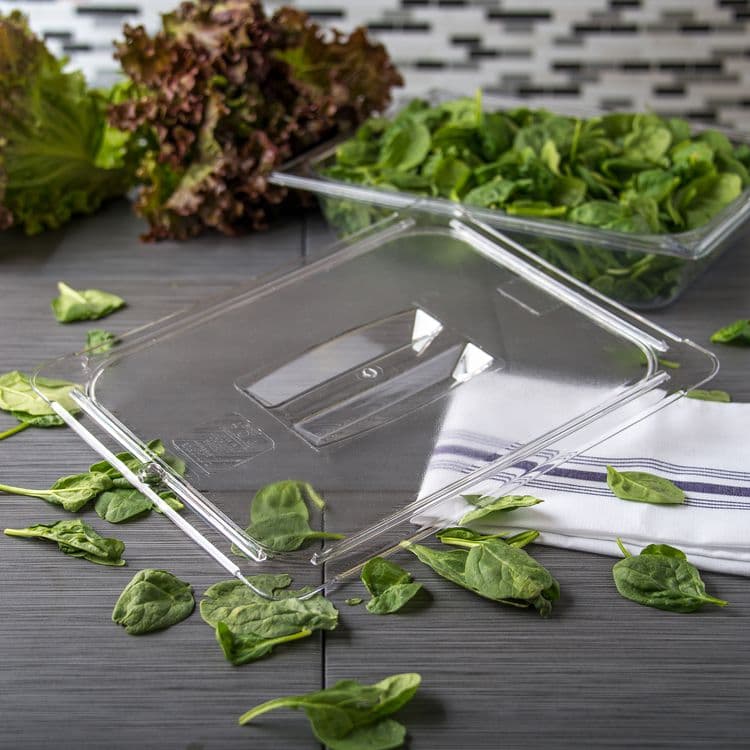 CFS BRANDS StorPlus Polycarbonate Handled Universal Lid, 10.38 x 12.75 x 0.88, Clear, Plastic (CFS10230U07) thumbnail 4