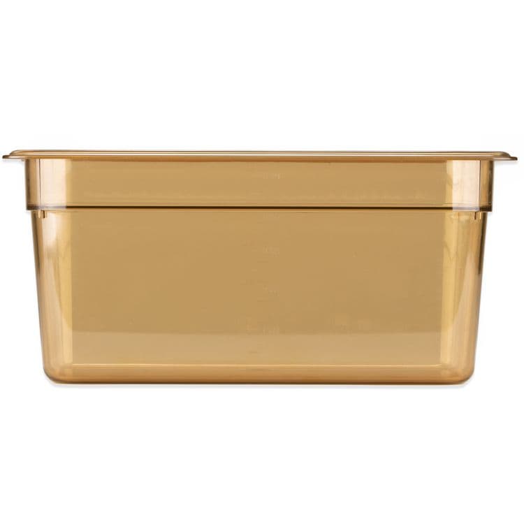 CFS BRANDS StorPlus High Heat Food Pan, 5.7 qt, 12.75 x 12.75 x 6, Amber, Plastic (CFS3086213) thumbnail 2