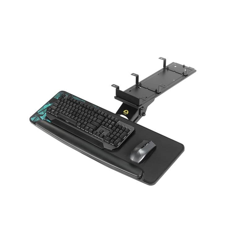 EUREKA ERGONOMIC Adjustable Keyboard Tray, Black (EKAAKB02) thumbnail 2