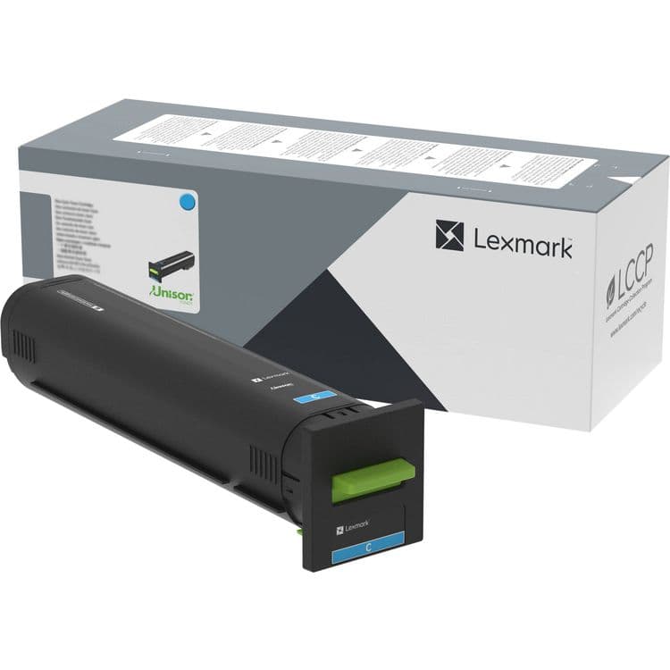 LEXMARK INT'L, . 72K0X20 Extra High-Yield Toner, 22,000 Page-Yield, Cyan (LEX72K0X20)