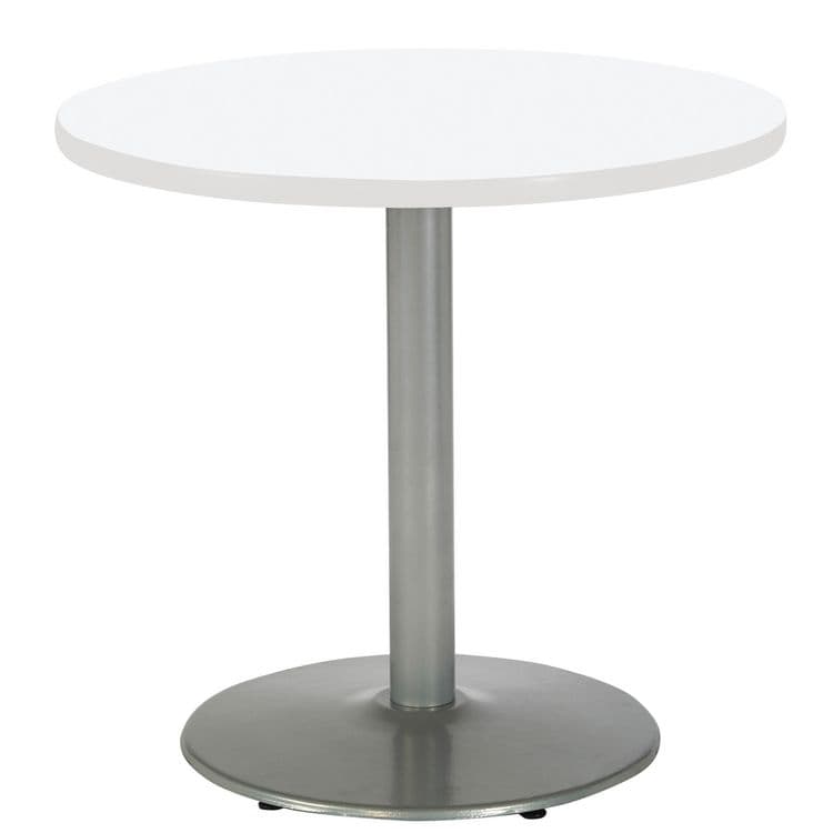 KFI STUDIOS Pedestal Table with Four Brownstone Kool Series Chairs, Round, 36" Dia x 29h, Designer White (KFI811774036733) thumbnail 2