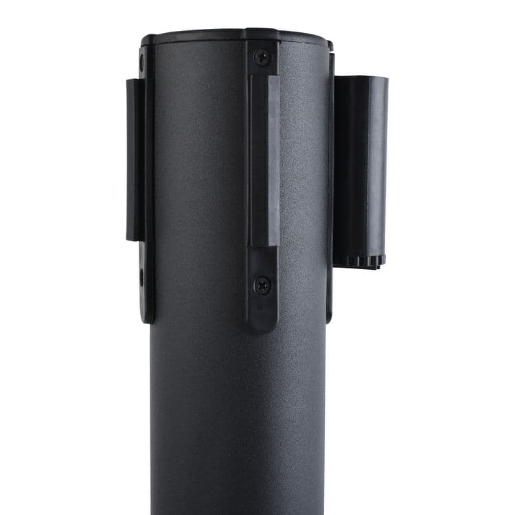 TATCO Economy Crowd Control, Assorted Materials, 14" x 35" x 9 ft 6", Black, 2/Carton (TCO16600) thumbnail 3