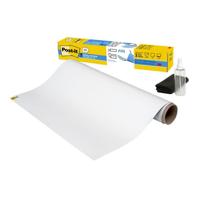 3M/COMMERCIAL TAPE DIV. Easy Erase Permanent Marker Whiteboard Surface, Laminate Film, 36" x 24", White (MMMEE3X2)