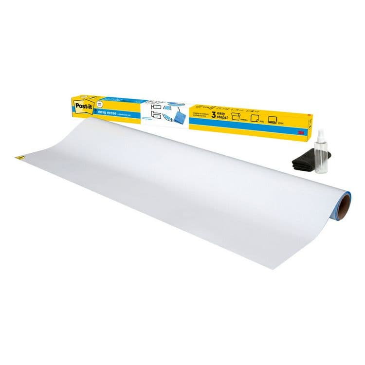 3M/COMMERCIAL TAPE DIV. Easy Erase Permanent Marker Whiteboard Surface, Laminate Film, 72" x 48", White (MMMEE6X4)