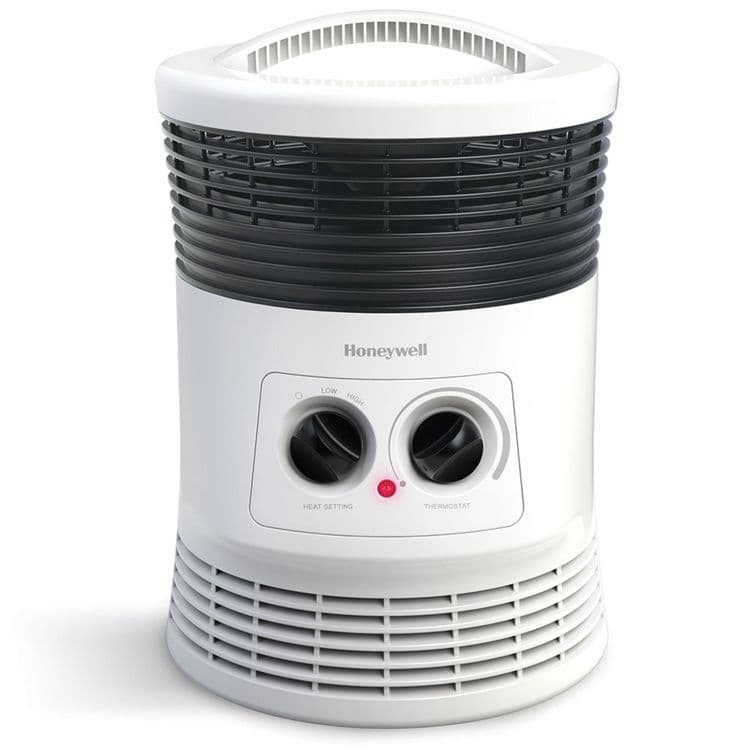 HONEYWELL ENVIRONMENTAL Surround Fan Forced Heater, 1,500 W, 8.1 x 11.2 x 7.9, White (HWLHHF360W)