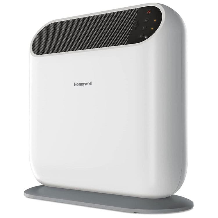 HONEYWELL ENVIRONMENTAL ThermaWave 6 Ceramic Heater, 1,500 W, 7.75 x 18.11 x 18.54, White (HWLHCE870W)
